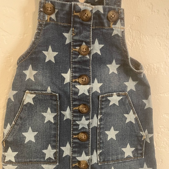 #1 Wonder Nation Denim Dress (12 Months) - Picture 2 of 10